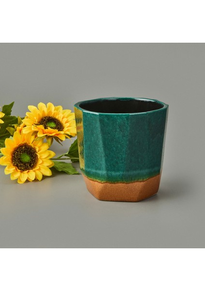 Living Seramik Saksı - Mavi - 13X12 cm fiyatları