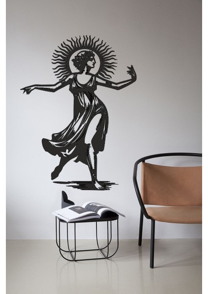 Duvar Dekorasyon Ürünü Girl And Sun Dekoru