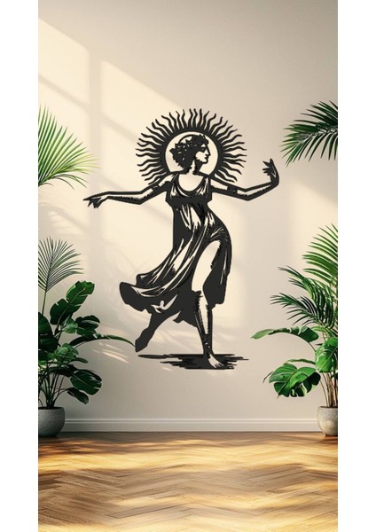 Duvar Dekorasyon Ürünü Girl And Sun Dekoru fırsatları