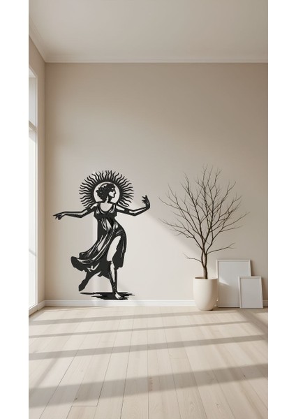 Duvar Dekorasyon Ürünü Girl And Sun Dekoru indirimleri