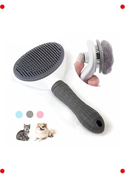 Otomatik Temizlenen Evcil Hayvan Tüy Tarağı Gri fiyatları