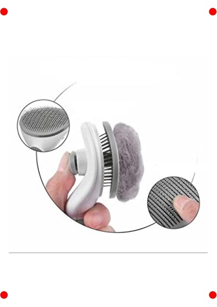 Otomatik Temizlenen Evcil Hayvan Tüy Tarağı Gri modelleri