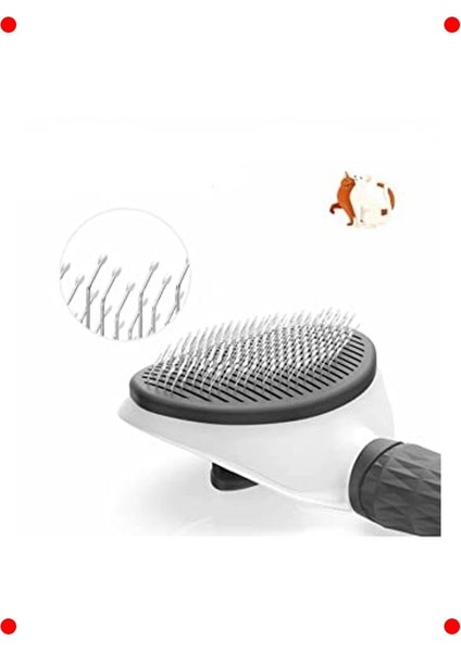 Otomatik Temizlenen Evcil Hayvan Tüy Tarağı Gri fırsatları