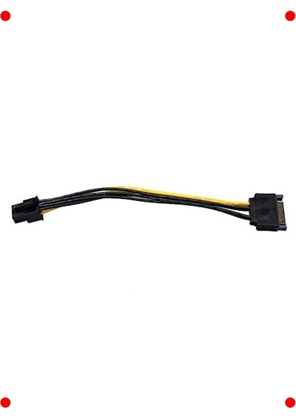 Sata 15 Pin - 6 Pin Ekran Kartı Güç Kablosu fiyatları