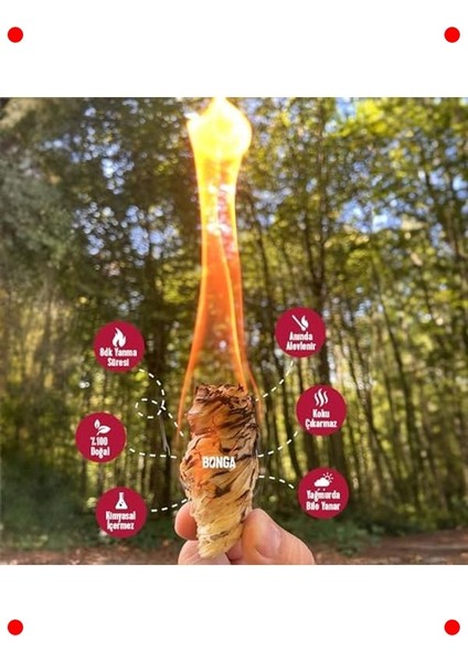 Doğal Odun Yünü Tutuşturucu (10 Adet) modelleri