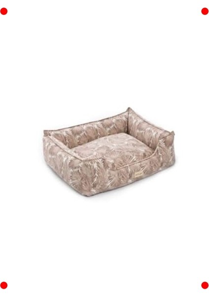 Büyük Boy Köpek Yatağı L Açık Kahve-Beyaz fiyatları
