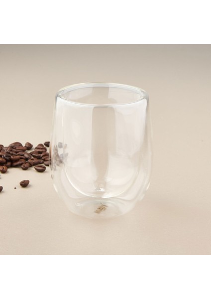 Çift Cidarlı Bardak - Şeffaf - 250 ml fiyatları