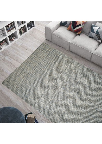 Home JL018 Pata Natürel Jüt Halı - Renkli - 160X230 cm