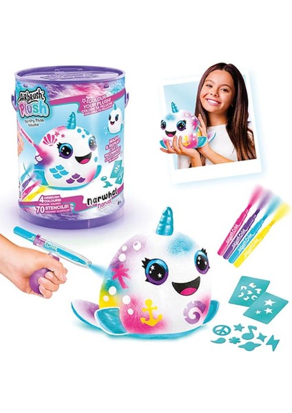 Airbrush Plush Neon Boyanıp Yıkanabilen Peluş Balina fiyatları