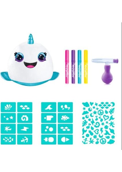 Airbrush Plush Neon Boyanıp Yıkanabilen Peluş Balina fırsatları