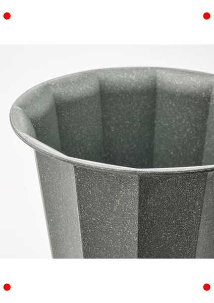 Çok Yönlü Bitki Saksısı, 9 Cm, Gri fiyatları
