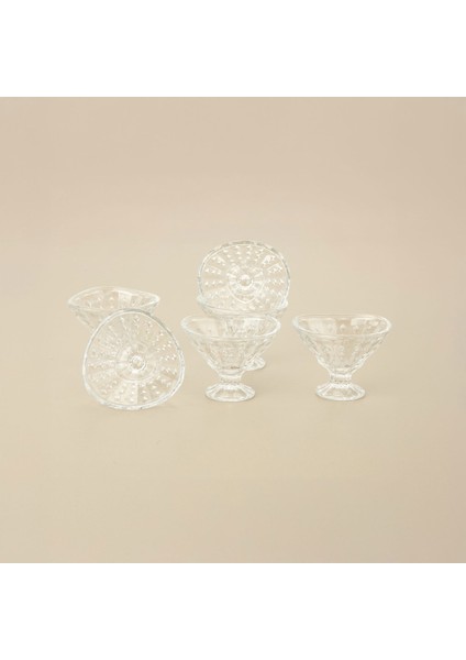 Alder 6'lı Ayaklı Kase - Şeffaf modelleri