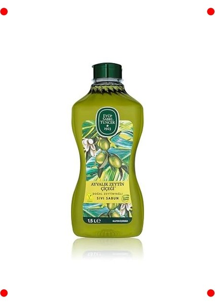 Doğal Zeytinyağlı Sıvı Sabun Zeytin Çiçeği 1.5 L