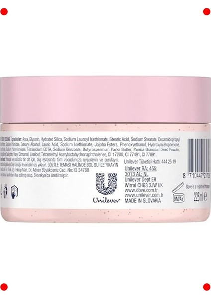 Nar Çekirdeği ve Shea Yağlı Vücut Peelingi 225 ml modelleri