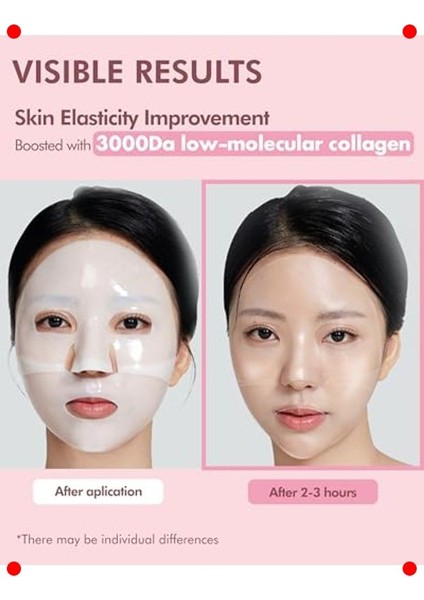 Kolajen Hidrojel Yüz Maskesi 34G (1 Adet) modelleri