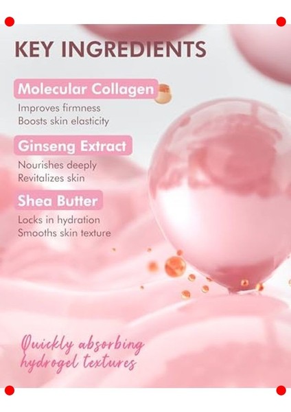 Kolajen Hidrojel Yüz Maskesi 34G (1 Adet) fırsatları