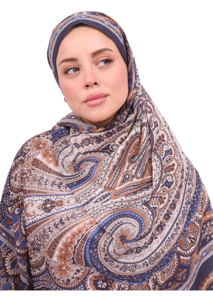 Hint Ipeği Premium Lux Original Etnik Desen Şal (Vual Ipek, 1. Sınıf, Özel Ihracat Ürünü, Hafif, Rahat, Şık, Tesettür Giyim, Shawl, Hijab) indirimleri