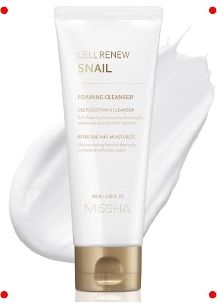 Salyangoz Özlü Cilt Temizleme Köpüğü 100ML