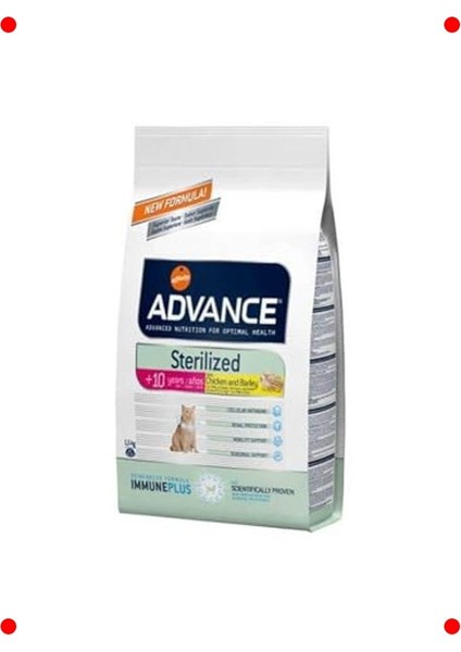 Kısırlaştırılmış Yaşlı Kediler Için Kuru Mama 1.5 kg