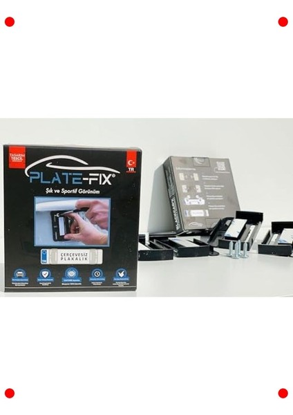 Çerçevesiz Plaka Tutucu - Şık ve Minimalist Tasarım