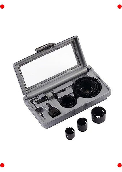 11 Parça Delik Açma Testeresi Seti