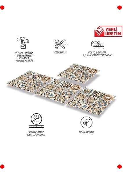 Kendinden Yapışkanlı Pvc Zemin/duvar Karosu - 1m² fiyatları