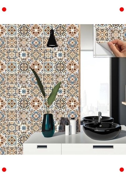 Kendinden Yapışkanlı Pvc Zemin/duvar Karosu - 1m² fırsatları