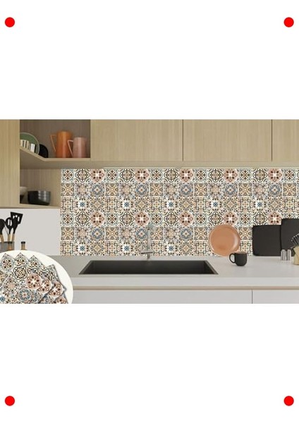 Kendinden Yapışkanlı Pvc Zemin/duvar Karosu - 1m² indirimleri