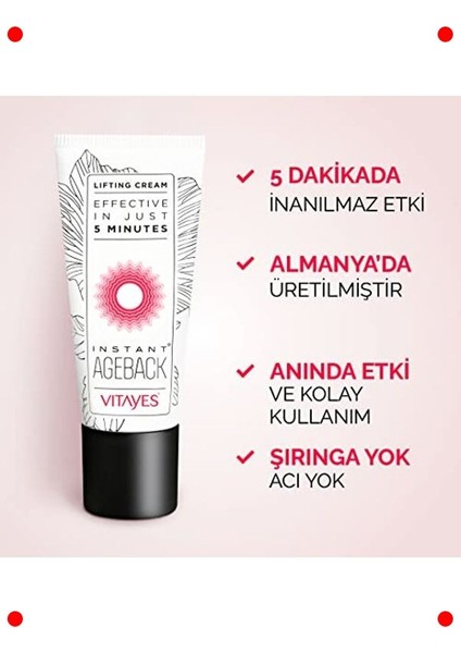 Anında Etkili Yüz Germe & Sıkılaştırma Kremi 15ML fırsatları