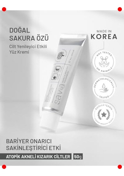 Hassas Ciltler Için Kore Nemlendirici Yüz Kremi 50G fırsatları