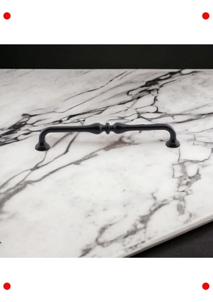 10 Adet Siyah Modern Mobilya Kulp Seti (160MM) modelleri