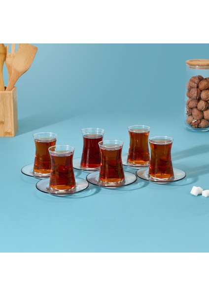 Kitchen Nemi 12 Parça Çay Seti - Renkli - 130 ml fiyatları