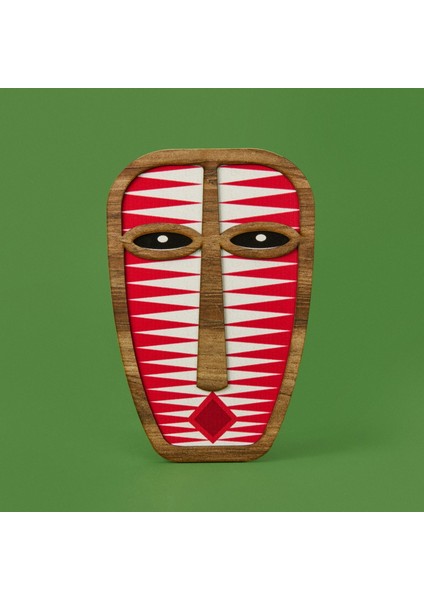 Deco Mask Duvar Panosu - Kırmızı - 18 cm fiyatları