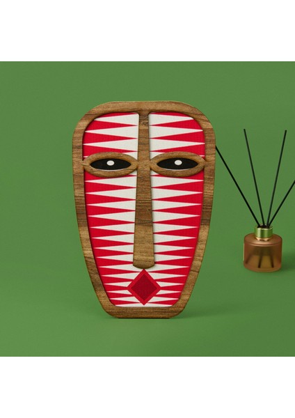 Deco Mask Duvar Panosu - Kırmızı - 18 cm modelleri