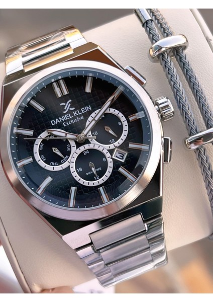 Italyan Tasarım Bileklik Hediyeli 2 Yıl Garantili Suya Dayanıklı Erkek Kol Saati Xy.01