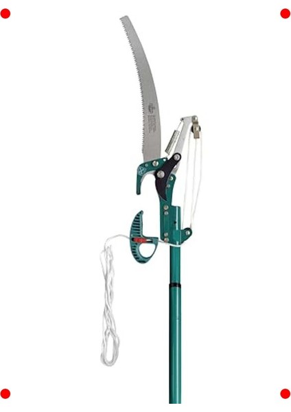 Teleskopik Saplı Testereli Dal Kesme Makası - Yüksek Ağaçlar