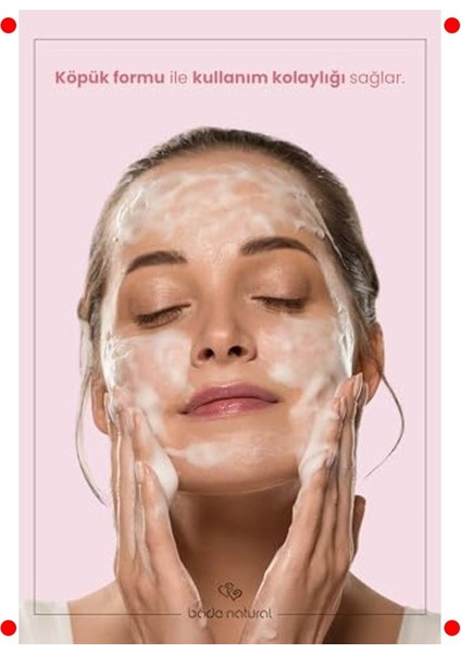 Gül Suyu Yüz Temizleme Köpüğü – Doğal & Vegan 125 ml fiyatları