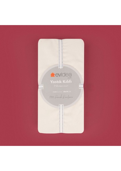 Soft Basic 2'li Yastık Kılıfı - Ekru - 50X70 cm modelleri