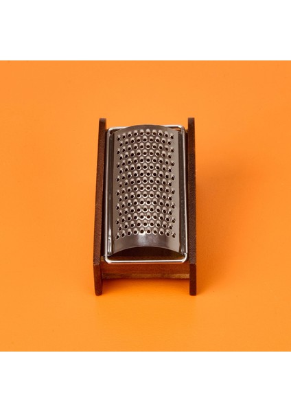 Akasya Hazneli Sarımsak Rendesi - Kahverengi - 13X7X6 cm fiyatları