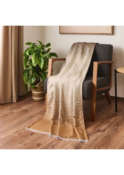 Soft Rocco Koltuk Örtüsü - Bej - 140X190 cm