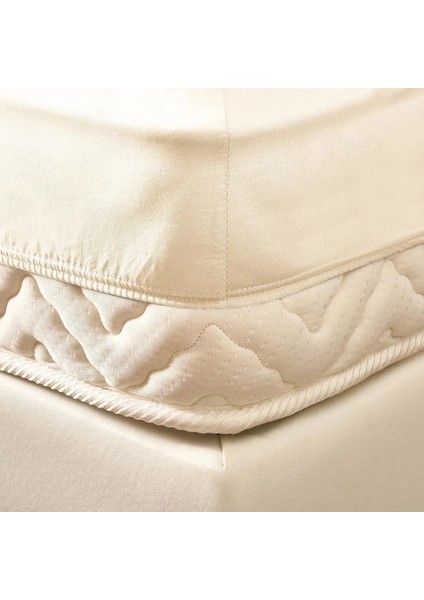 Soft Basic Çift Kişilik Lastikli Çarşaf - Ekru - 180X200 cm fiyatları