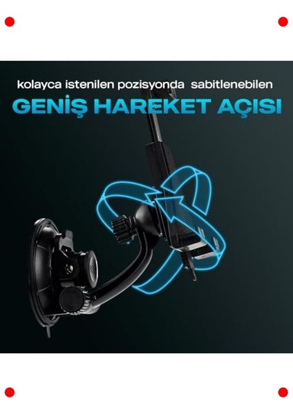 Çok Yönlü Telefon ve Tablet Tutucu - 360 Derece Döner indirimleri