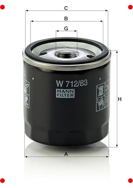 Performans Motor Yağ Filtresi - Araç Uyumlu modelleri