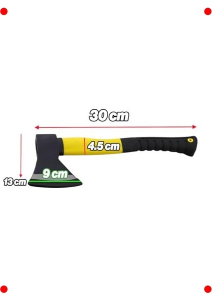 Fiber Saplı Kamp Baltası – 600 Gr, Çok Amaçlı fiyatları