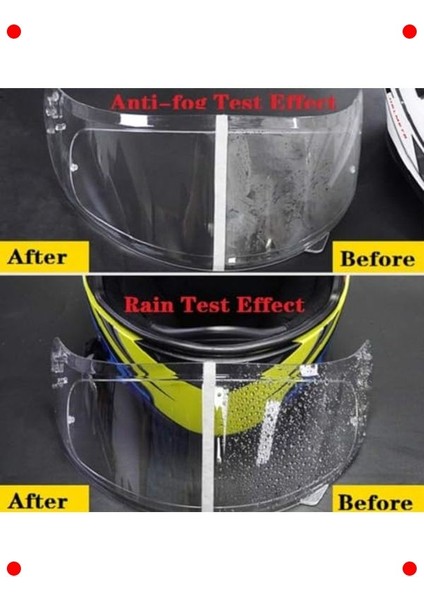 Kask Vizör Filmi - Anti-Sis & Su Geçirmez Evrensel indirimleri