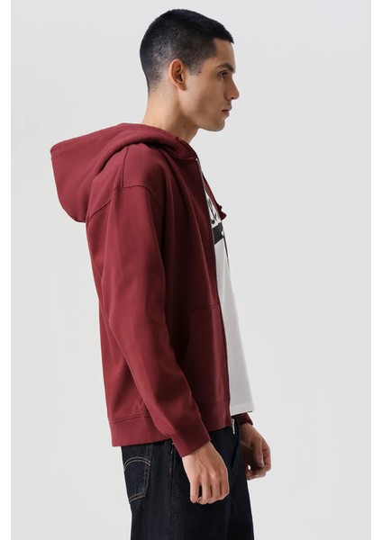 Erkek Rahat Kesim Fermuarlı Hırka Sweatshirt - 38717-0066 modelleri