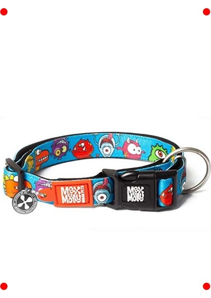 Akıllı Künyeli Köpek Boyun Tasması (M) Canavarlar