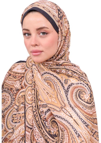 Hint Ipeği Premium Lux Original Etnik Desen Şal (Vual Ipek, 1. Sınıf, Özel Ihracat Ürünü, Hafif, Rahat, Şık, Tesettür Giyim, Shawl, Hijab) fırsatları