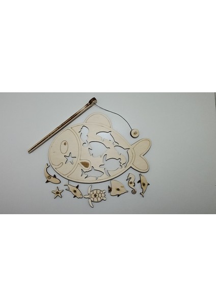 Ahşap Balık Tutma Oyunu modelleri