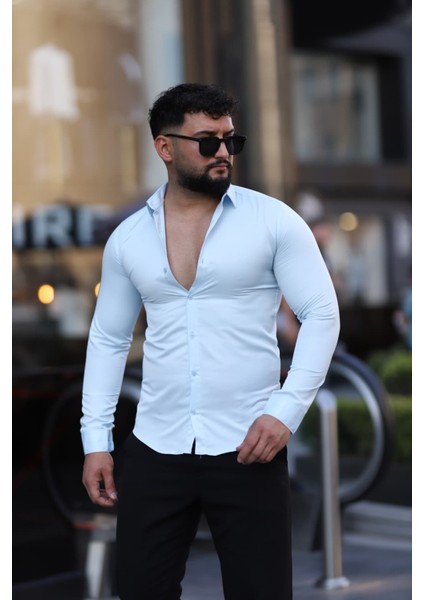 Slim Fit Uzun Kollu Kolay Ütülenebilir Gömlek fiyatları